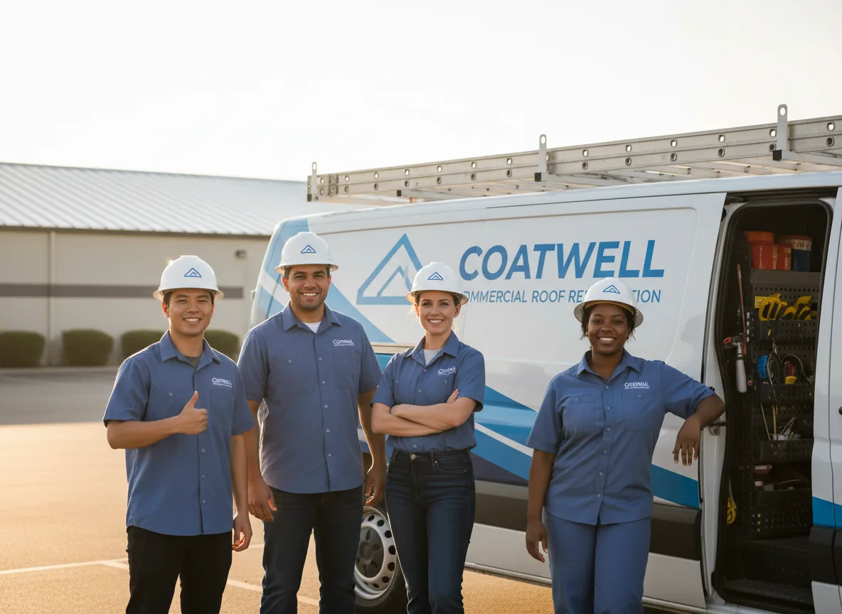 Commercial roof coating company in Crosby, MN